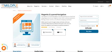 Magento 2 Layered Navigation Extension .